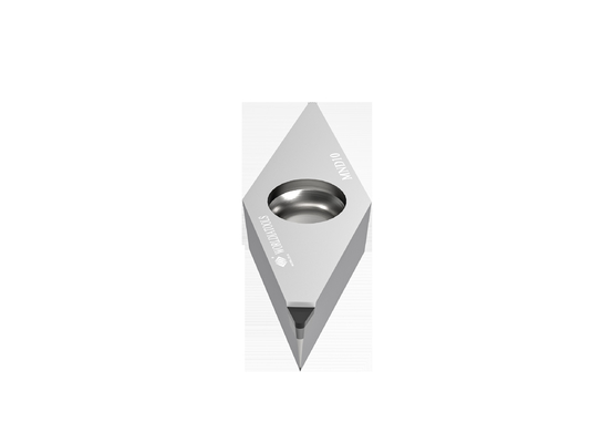 VBGT160402 Pastilha de torneamento de metal duro Pastilha de corte PCD para materiais não ferrosos