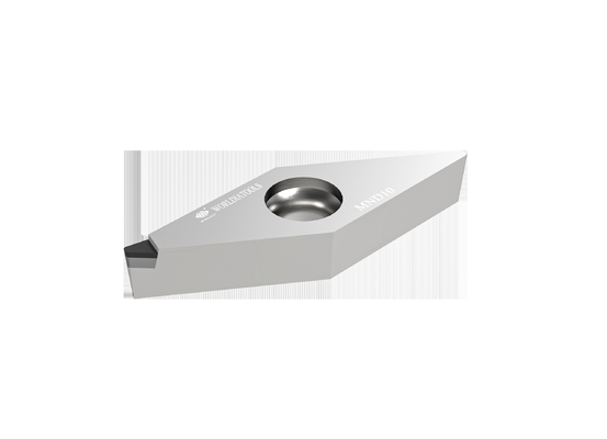 VBGT160402 Pastilha de torneamento de metal duro Pastilha de corte PCD para materiais não ferrosos