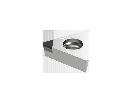 O corte do carboneto de TCGW 090204 MND10 PCD introduz para de aço inoxidável