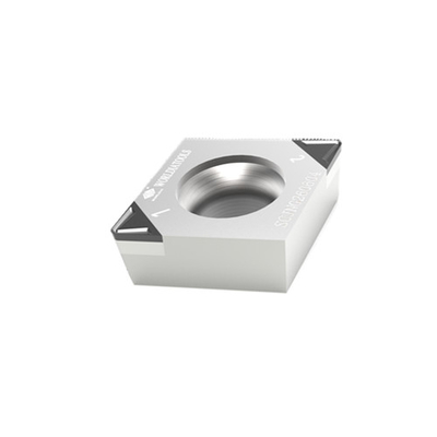 Tipo policristalino inserções de alumínio do centímetro cúbico do diamante de Chip Breaker Insert High Silicon PCD