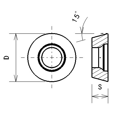 Liga feita sob encomenda de RDMW 0702 MO Carbide Inserts For Aluminum