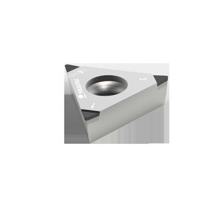 Tipo fazendo à máquina não ferroso eficiência elevada Diamond Turning Insert do TC da inserção do CVD