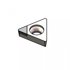 Tipo fazendo à máquina não ferroso eficiência elevada Diamond Turning Insert do TC da inserção do CVD