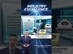 Processamento da Engrenagem Redutora RV de Robô Humanoide